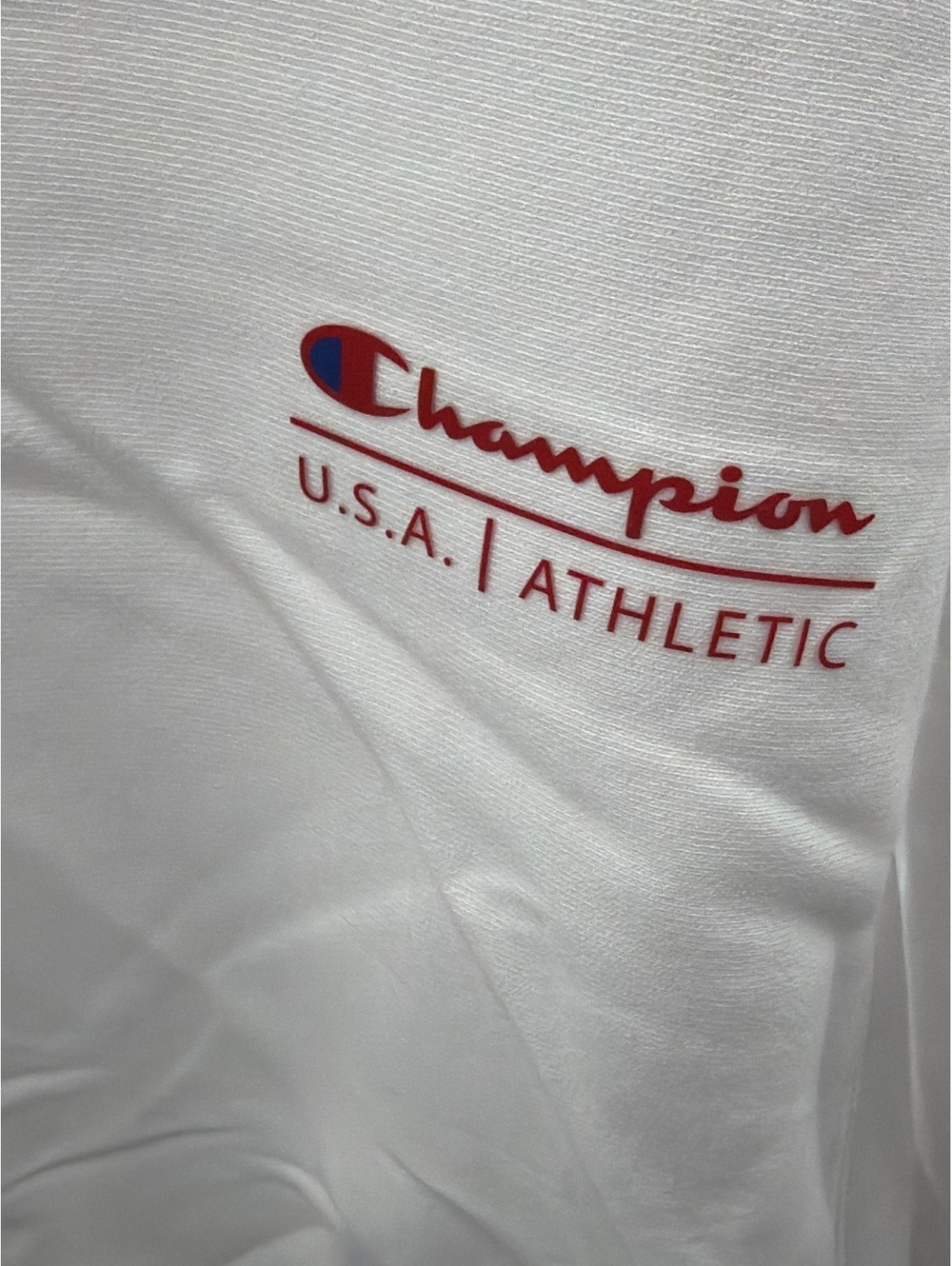Champion Essential Standard Bright White Crewneck Sweatshirt XXL - Picture 7 of 10